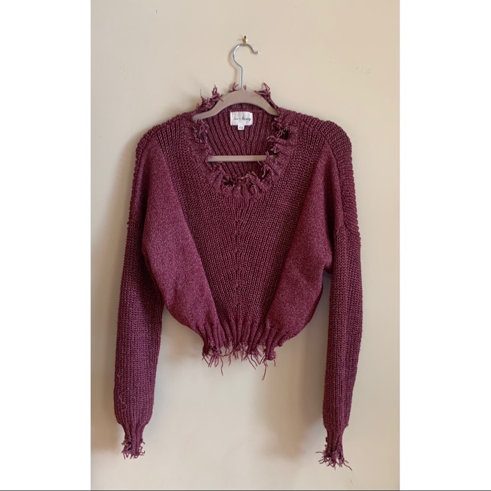 Cropped sweater